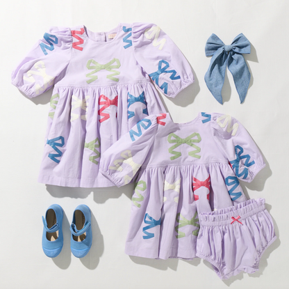 Girls Brooke Dress Lavender