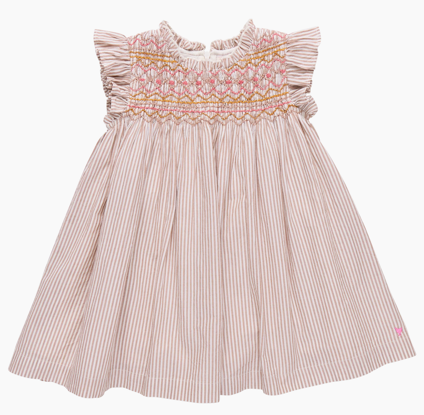 Tawny Brown Stripe Stevie Dress