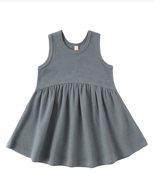 Ocean Ribbed Tank Dress