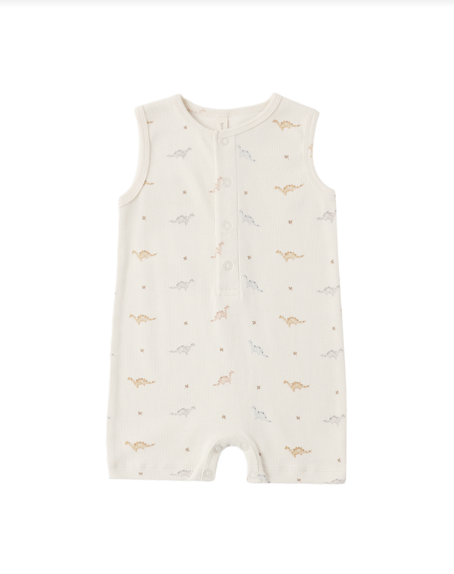 Dinos Ribbed Henley Romper