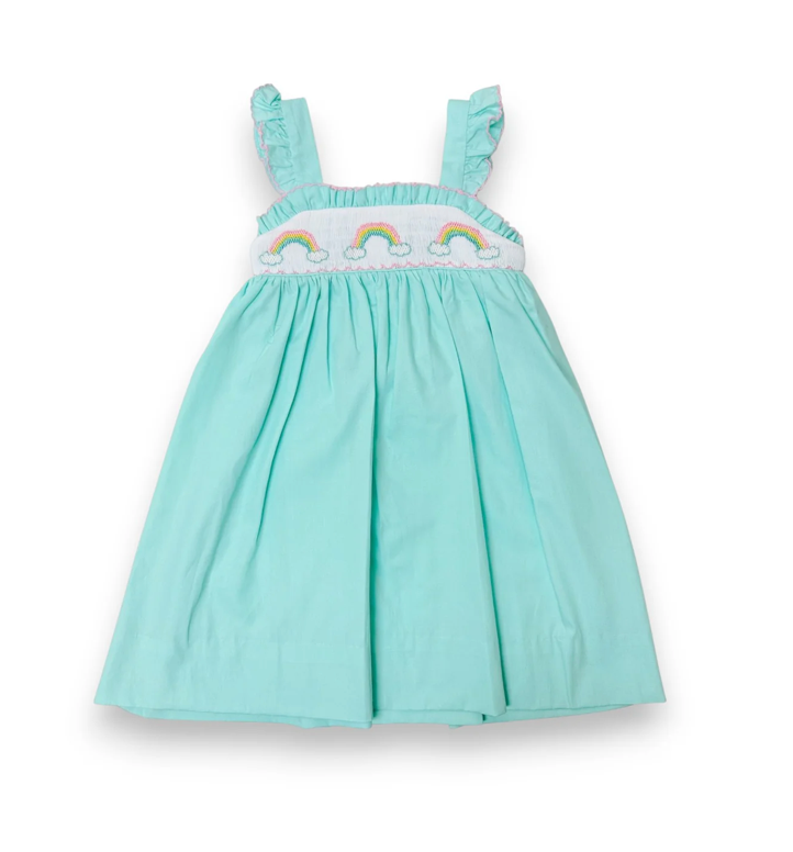 Rainbow Poplin Sundress