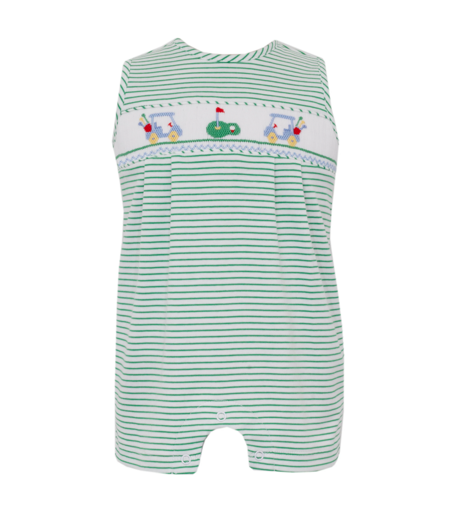 Golf Knit Green Stripe Jon Jon