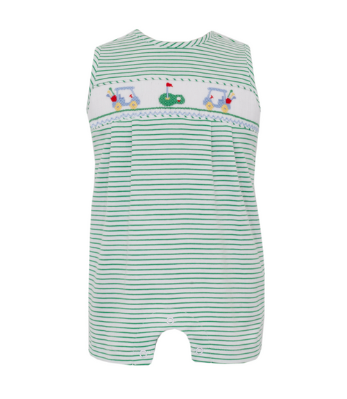 Golf Knit Green Stripe Jon Jon