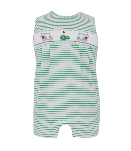 Golf Knit Green Stripe Jon Jon