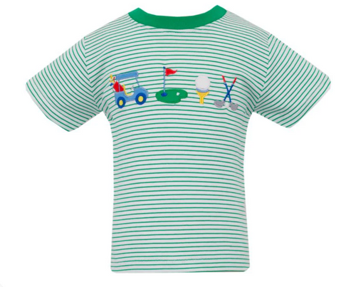 Golf Green Knit Short Set