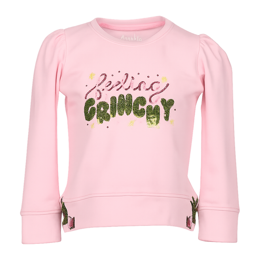 Sequin Feelin Grinchy Pink Holly by Azarhia