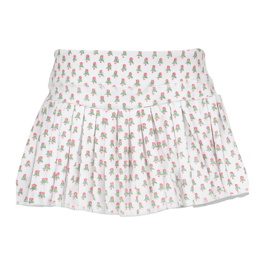 Candy Cane Mini Pleated Skort by Azarhia