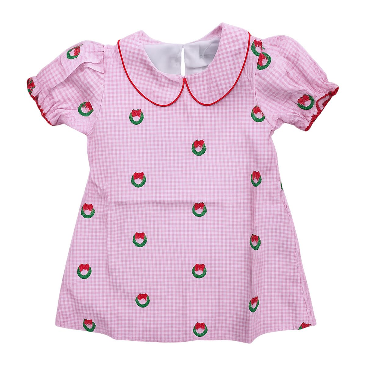 Mini Wreath Embroidery Dress by City Beautiful Girls Dress