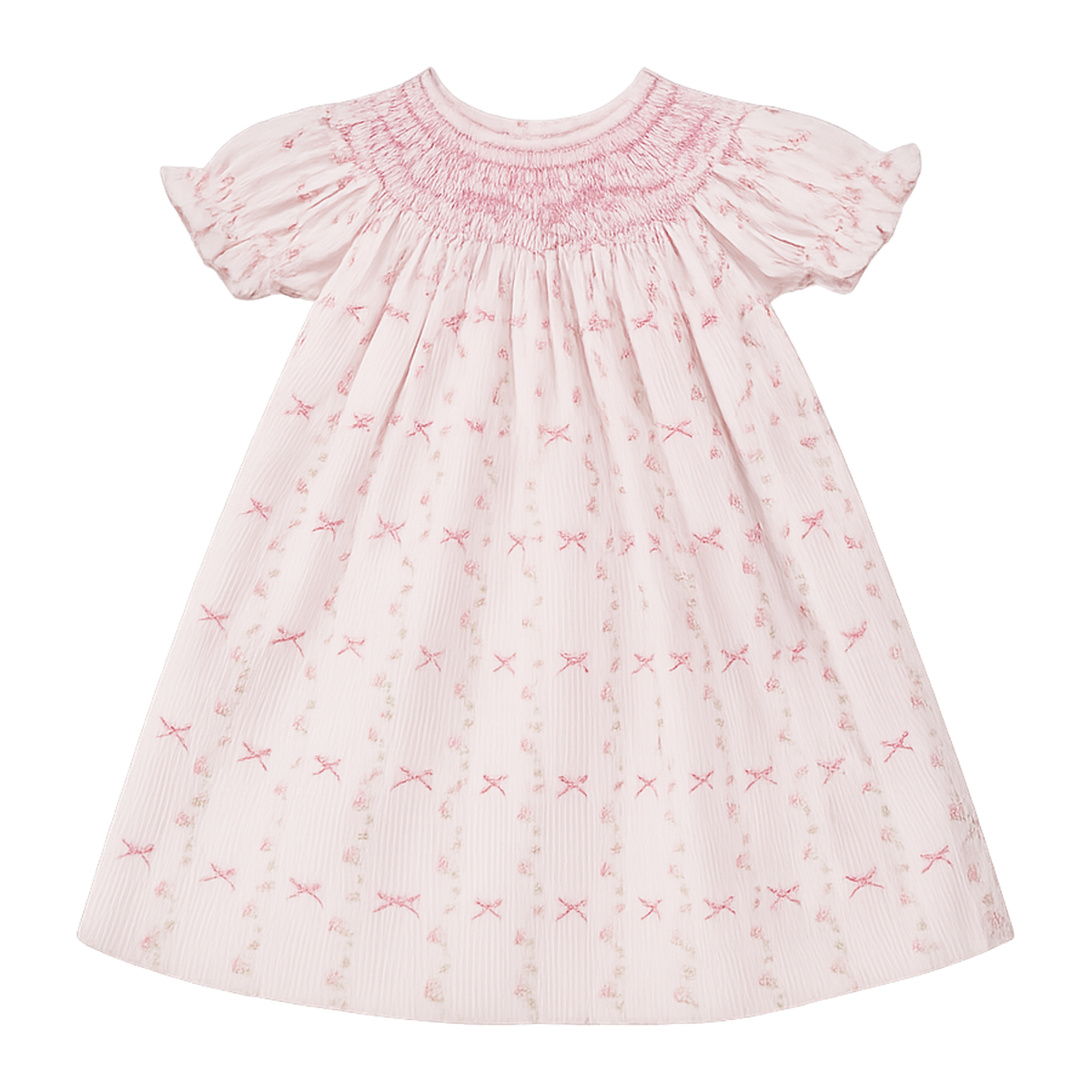 Striped Bow Britney Dress by Sweet Dreams Girls Dress