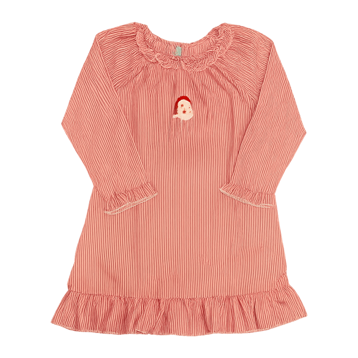 Santa Embroidered Gown by Sweet Dreams Girls Dress