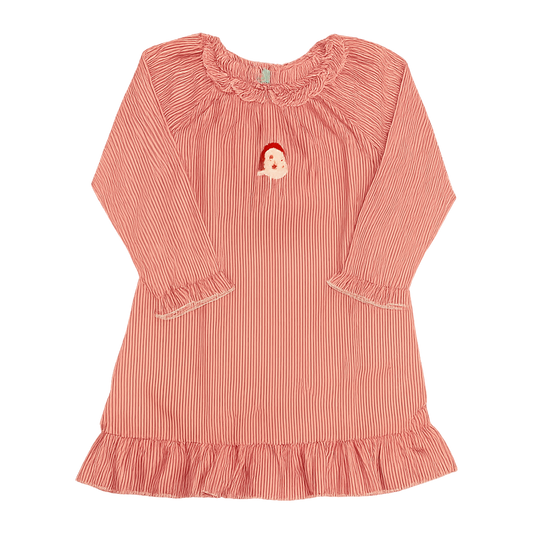 Santa Embroidered Gown by Sweet Dreams Girls Dress