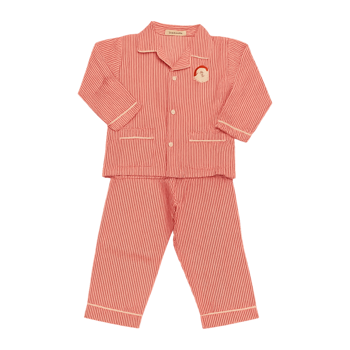 Embroidered Santa PJ by Sweet Dreams