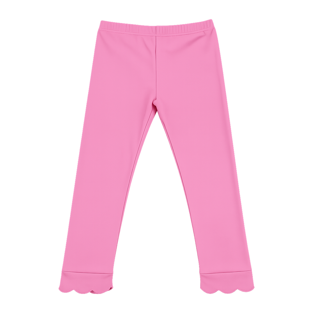 Scalloped Leggings by Poppyland in Pretty in Pink Girls Bottoms