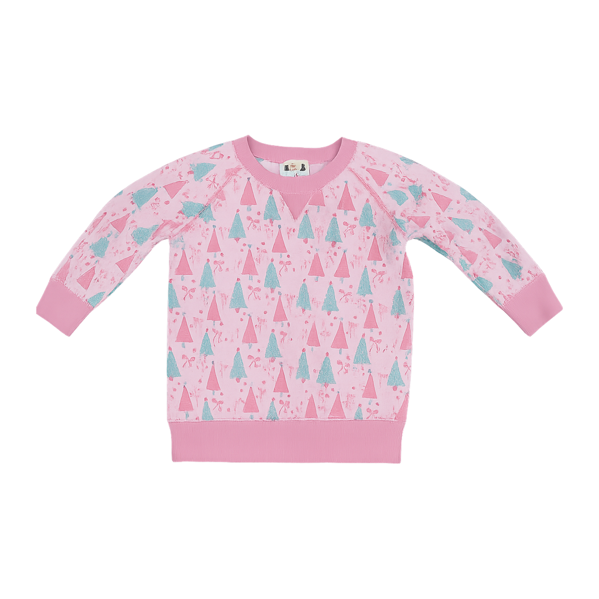 Sugarplu Forrest Caroline Crew by Poppyland in Sugarplum Forest Girls Athleisure
