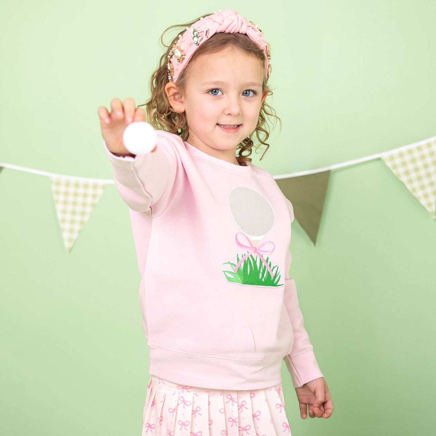 Golf Gemstone Headband - Kids Hair Accessories