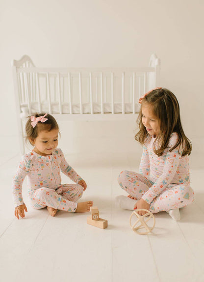 2 piece Bamboo Pajama in Sugar Plum